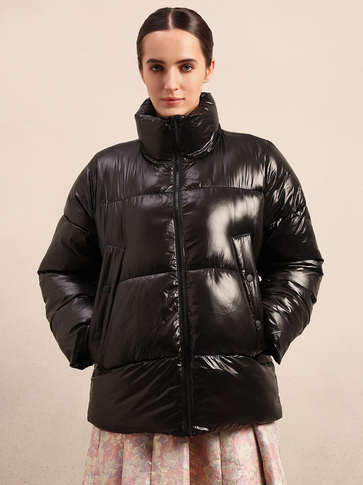vero moda Black Puffer Jacket-picture-39
