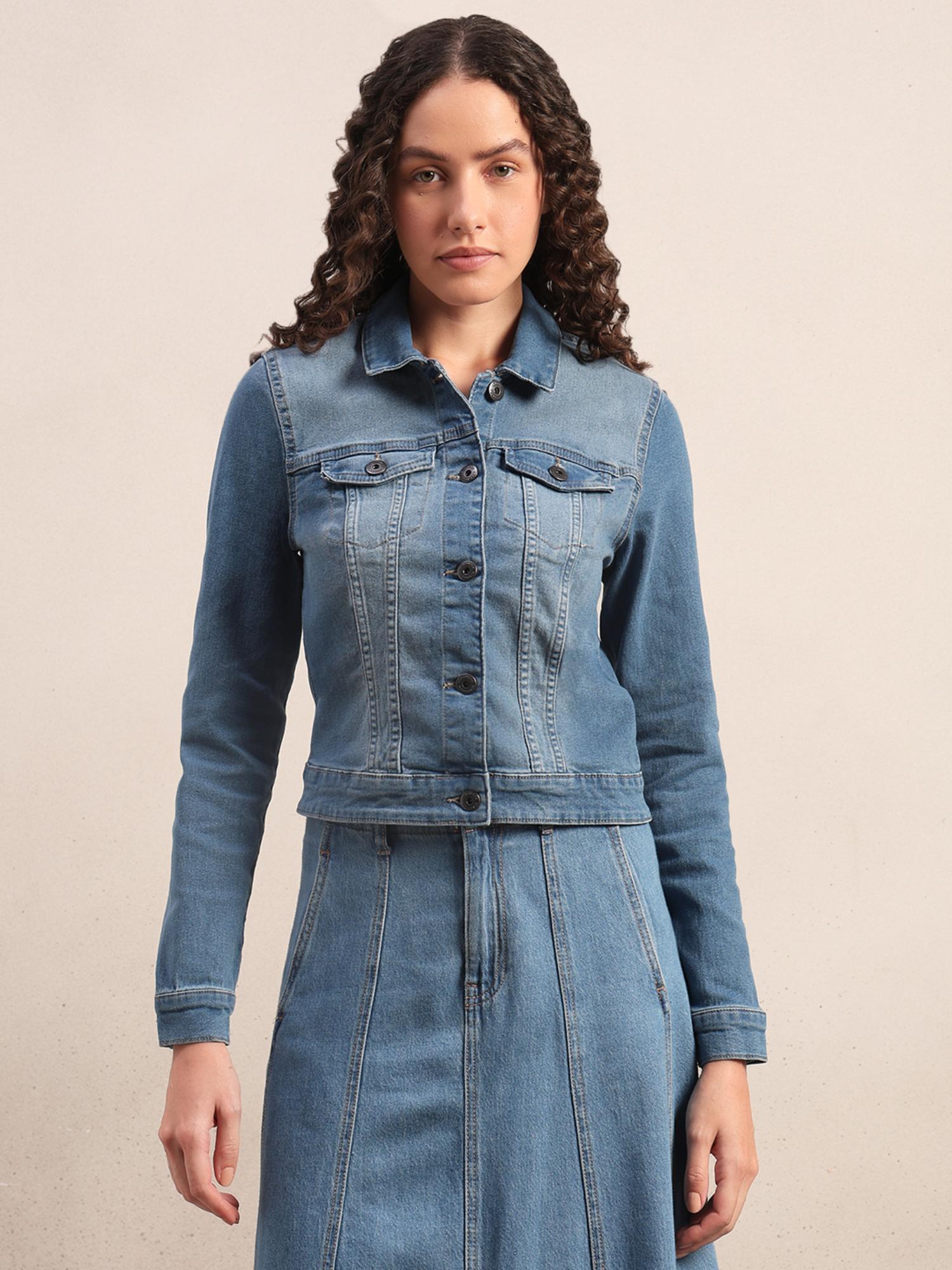 vero moda Blue Denim Jacket-picture-28