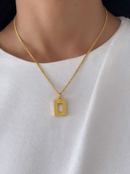 MNSH - Minimalistic Initial D Necklace