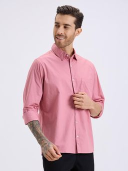 Style Quotient - Men Pink Regular Casual Shirt