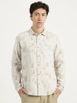 United Colors of Benetton - Men White Pure Cotton Relaxed Fit Shirt