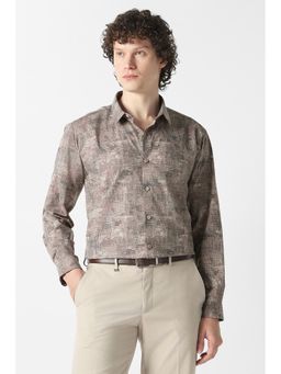Van Heusen - Men Multi-Color Polyester Blend Regular Fit Shirt