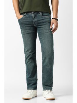 Van Heusen - Men Blue Cotton Blend Slim Fit Jeans