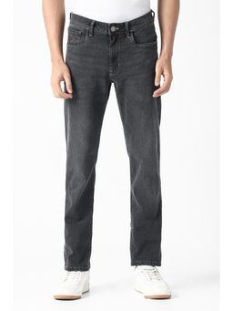Van Heusen - Men Grey Cotton Blend Slim Fit Jeans