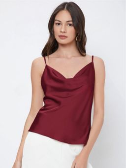 Outzidr - Maroon Street Style Top