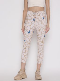 Guess - Women Off White Printed Legging