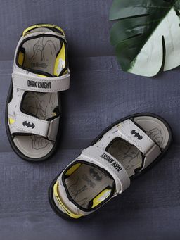 Kidsville - Boys Grey Official Dc Comics Batman Printed Sandals