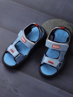 Kidsville - Boys Blue Official Marvel Comics Captain America Printed Sandals