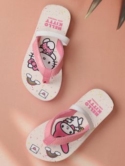 Kidsville - Girls Pink Official Hello Kitty Printed Sandals