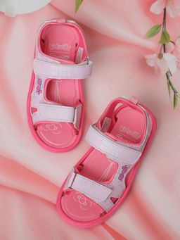 Kidsville - Girls Pink Official Hello Kitty Printed Sandals
