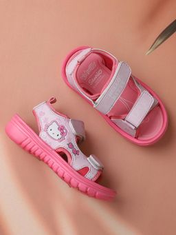 Kidsville - Girls Pink Official Hello Kitty Printed Sandals