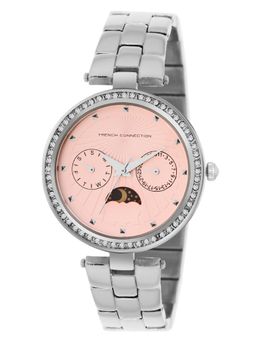 French Connection - Multifunction Light Pink Dial Luxury Watch for Women - FCN017B (M)