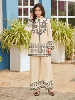 Autumnlane - Akira Pearl Embroidered Co-Ord (Set of 2)