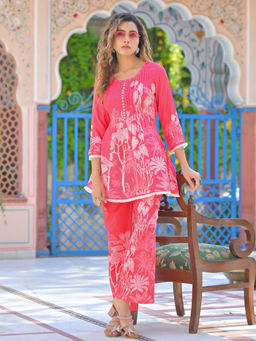 Autumnlane - Iti Punch Printed Cotton Co-Ord (Set of 2)