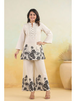 Autumnlane - Mahua Frost Cotton Co-Ord (Set of 2)