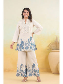 Autumnlane - Mahua Hibis Cotton Co-Ord (Set of 2)