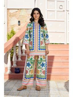 Autumnlane - Vastramaya Rainbow Cotton Co-Ord (Set of 2)