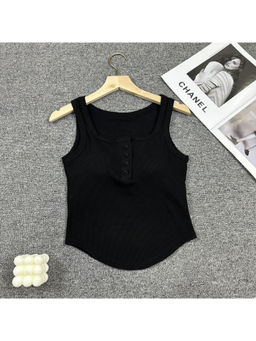 MISS MOSA BY AKANKSHA - Rina Summer Top In Black