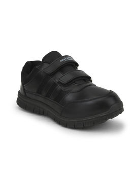 LIBERTY - Force 10 Gola-03 Black School Shoes For Kids