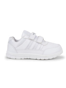 LIBERTY - Force 10 Gola-03 White School Shoes For Kids