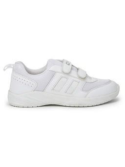 LIBERTY - Force 10 Skolgame-v White School Shoes For Kids