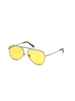 Web Eyewear - Yellow Metal Unisex Sunglasses WE0206 58 14J