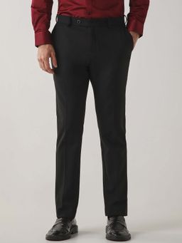Reid & Taylor - Men Black Formal Trousers