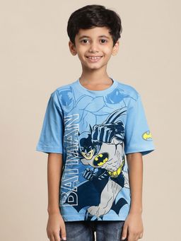 Kidsville - Batman Printed Blue T-Shirt