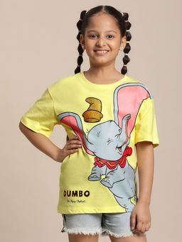 Kidsville - Dumbo Printed Yellow T-Shirt