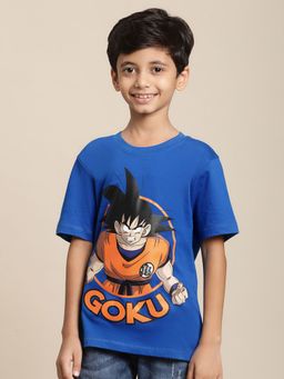 Kidsville - Dragon Ball Z Printed Blue T-Shirt