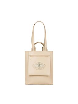 Juicy Couture - Beige Printed Pu Handbag