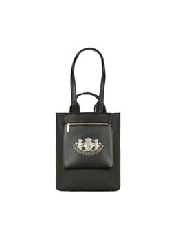 Juicy Couture - Black Printed Pu Handbag