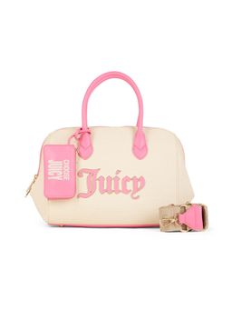 Juicy Couture - Pink Solid Pu Handbag with Detachable Pouch and Strap