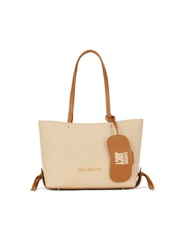 Juicy Couture - Tan Solid Pu Handbag with Coin Pouch