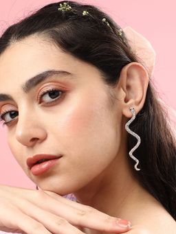 Sohi - Gold Plated Designer Casual Drop Earring for Women