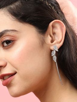 Sohi - Silver Plated Designer Casual Drop Earring for Women