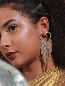 Sohi - Gold Plated Designer Party Drop Earring for Women