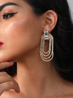 Sohi - Gold Plated Designer Party Drop Earring for Women