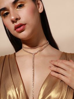 Sohi - Gold Plated Designer Party Necklace for Women