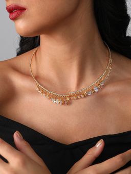 Sohi - Gold Plated Designer Party Necklace for Women