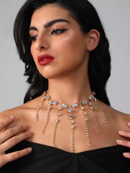 Sohi - Gold Plated Designer Party Necklace for Women