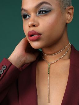 Sohi - Gold Plated Designer Party Necklace for Women