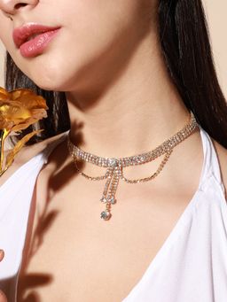 Sohi - Gold Plated Designer Casual Necklace for Women