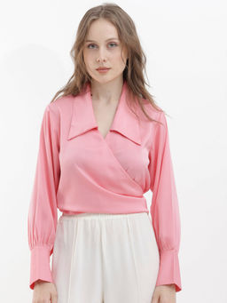 RAREISM - Riola Pastel Pink Solid Top