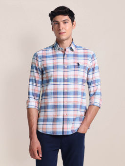 U.S. POLO ASSN. - Tartan Checks Regular Fit Casual Shirt Multi-Color
