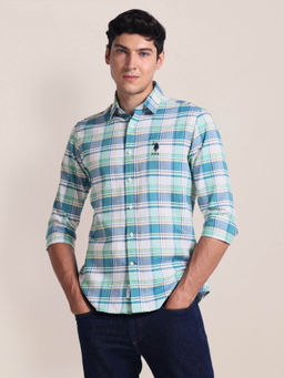 U.S. POLO ASSN. - Tartan Checks Regular Fit Casual Shirt Multi-Color