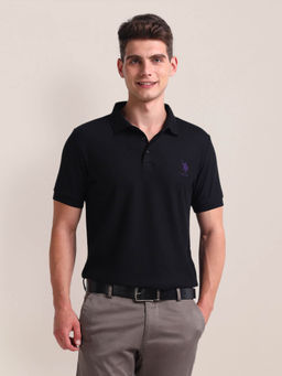 U.S. POLO ASSN. - Liquid Cotton Slim Polo T-Shirt Black