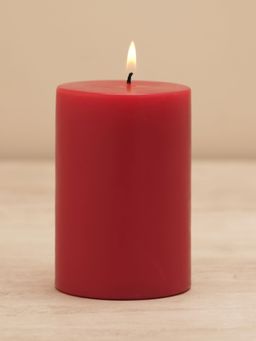 Pure Home + Living - Red Apple Cinnamon Pillar Candle - Large