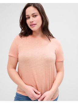 GAP - Women Peach Crew Neck T-shirt