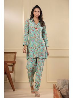 KAFTANIZE - Devansha Blue Co-ord (Set of 2)